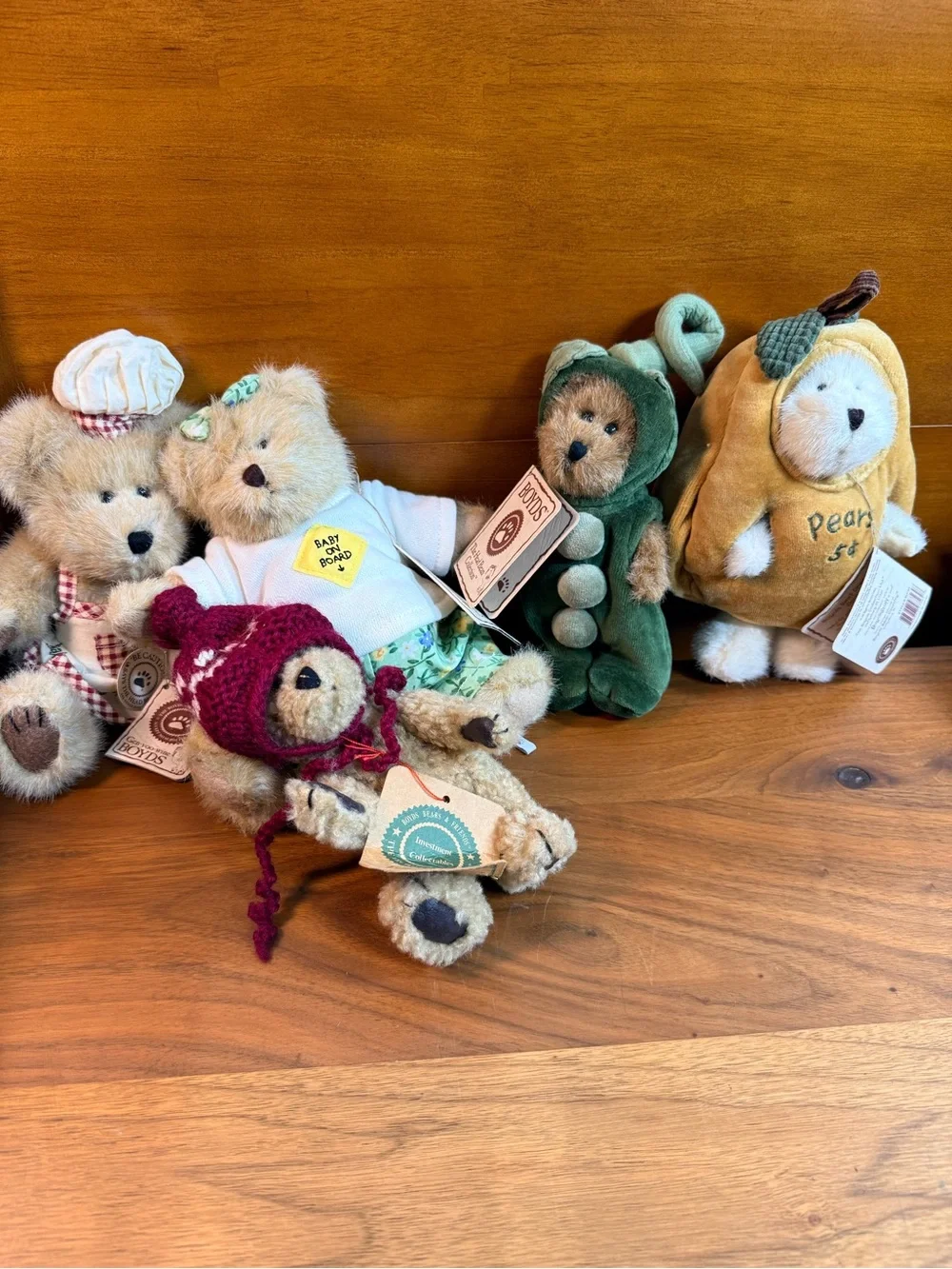 Boyds Bears Plush lot 19 Bears dogs moose all WITH TAGS